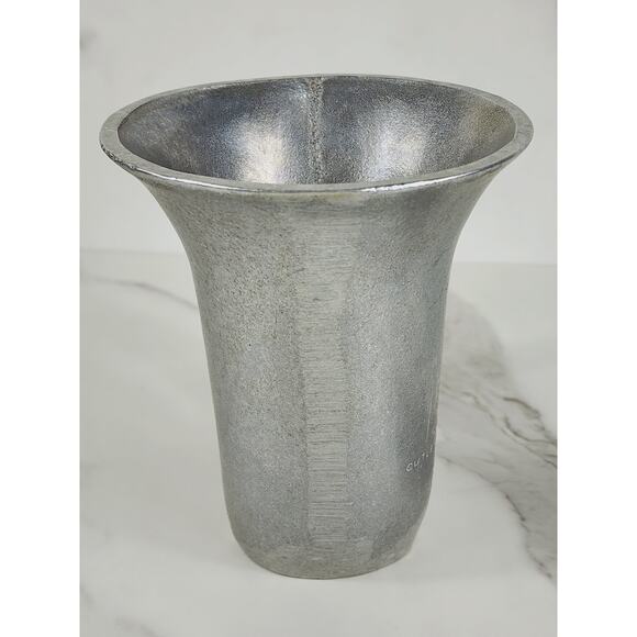 Lyman Pewter Bugle Mug 6" Stein Horn Viking Drinking Cup Cutler Hammer - Picture 8 of 16